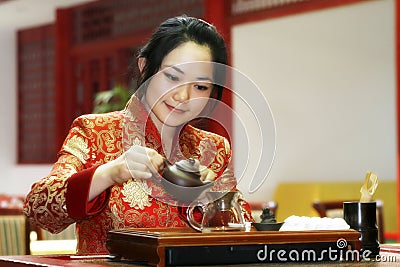 Tea art of China. Stock Photo