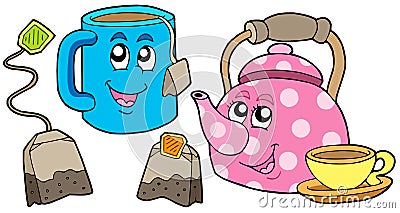 Tea collection Vector Illustration