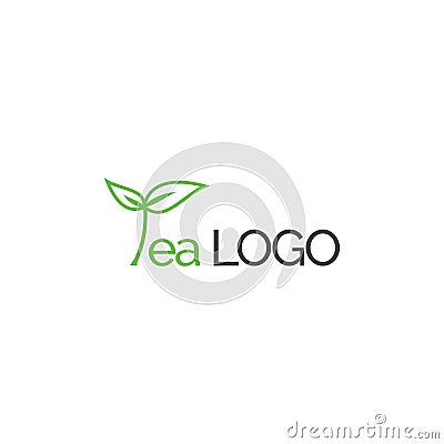 Tea company logo - cafÃ©, bar, tearoom logo Cartoon Illustration