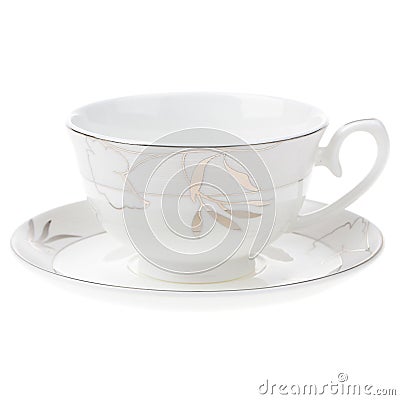 Tea cup isolated Stock Photo