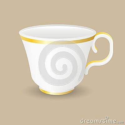 Tea cup Vector Illustration