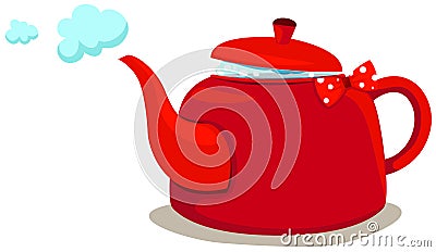 Tea pot Vector Illustration