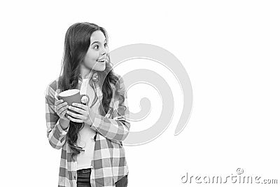 It is tea time. Drinking tea. Relaxing with drink. Tea break. Drink enough during school day. Make sure kids drink Stock Photo