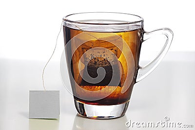 Teabag time Stock Photo