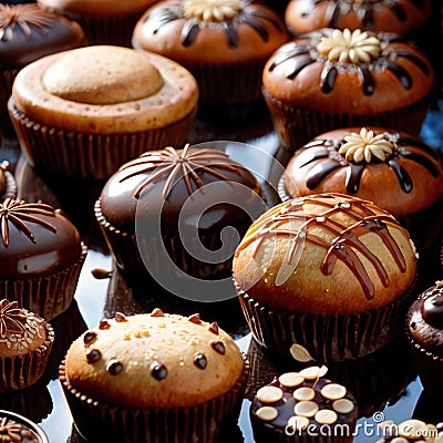 Teacake , traditional popular sweet dessert cake Stock Photo