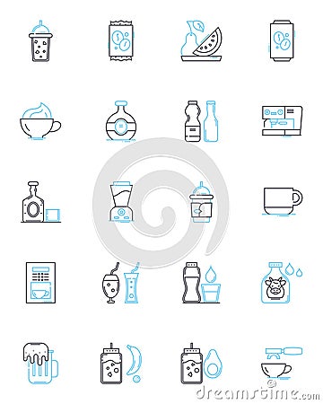 Teach and educate linear icons set. Instruct, Enlighten, Tutor, Mentor, Advise, Guide, Coach line vector and concept Vector Illustration