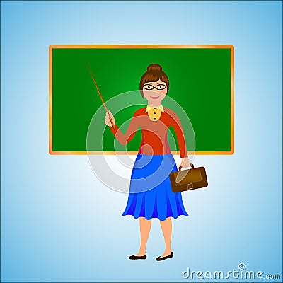 Teacher Vector Illustration