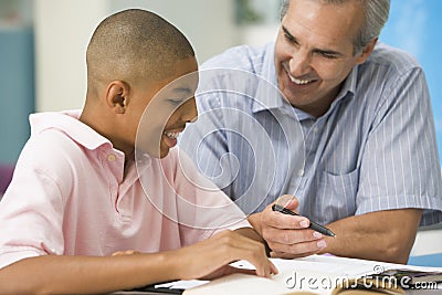 Teaching a Student Stock Photo