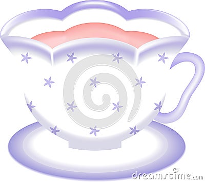 Teacup Vector Illustration