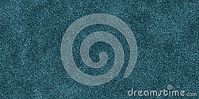 Teal dark cyan cut pile saxony seamless background. Acrylic fiber floor rug fabric textile. Cut pile saxony carpet texture Stock Photo