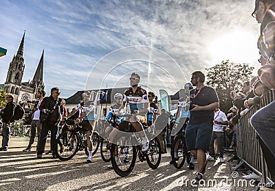 Team AG2R La Mondiale - Paris-Tours 2019 Editorial Stock Photo