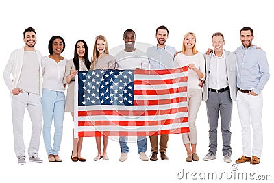 Team of America. Stock Photo