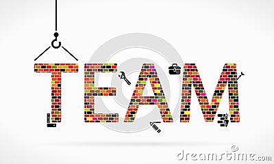 Team building Vector Illustration