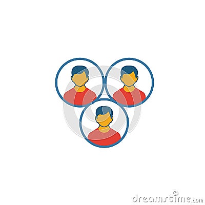 Team Cohesion icon. Simple element from project management icons collection. Creative Team Cohesion icon ui, ux, apps, software Stock Photo