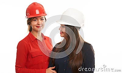 Team of construction workers Stock Photo