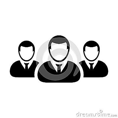 Team Icon Vector User Group of People Pictogram illustration Vector Illustration