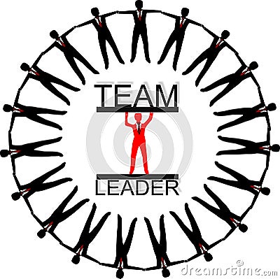Team leader Stock Photo
