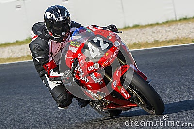 Team Motogrup Bombers. 24 hours endurance Editorial Stock Photo