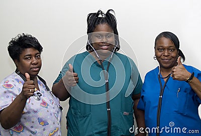 Team of nurses Stock Photo