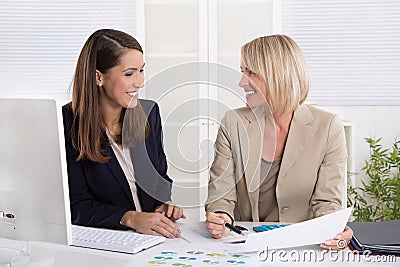 Team of successful businesswoman in the office. Stock Photo