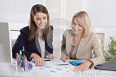 Team of successful businesswoman in the office. Stock Photo