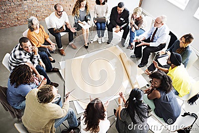 Team Teamwork Meeting Start up Concept Stock Photo