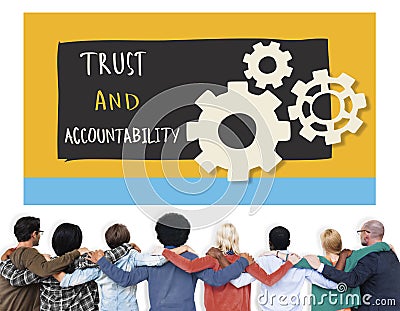 Team Teamwork Support Friendship Huddle Concept Stock Photo