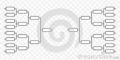 Team Tournament bracket Stock Photo