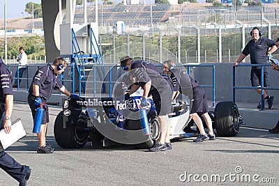 Team Williams F1, Narain Karthikeyan, 2006 Editorial Stock Photo