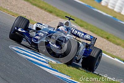 Team Williams F1, Narain Karthikeyan, 2006 Editorial Stock Photo