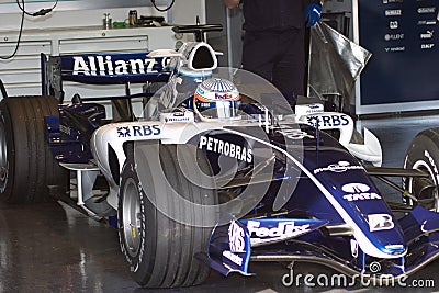 Team Williams F1, Narain Karthikeyan, 2006 Editorial Stock Photo