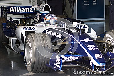 Team Williams F1, Narain Karthikeyan, 2006 Editorial Stock Photo