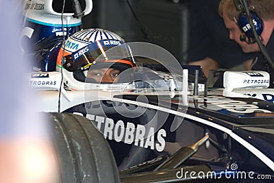 Team Williams F1, Narain Karthikeyan, 2006 Editorial Stock Photo