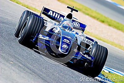 Team Williams F1, Narain Karthikeyan, 2006 Editorial Stock Photo