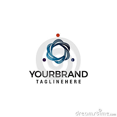 Team work Logo Template Vector Illustration