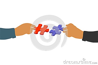 Team work vector illustartion Vector Illustration