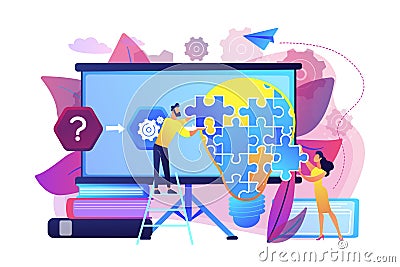 Problem solving concept vector illustration. Vector Illustration