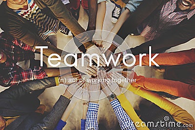 Teamwork Alliance Collaboration Company Team Concept Stock Photo