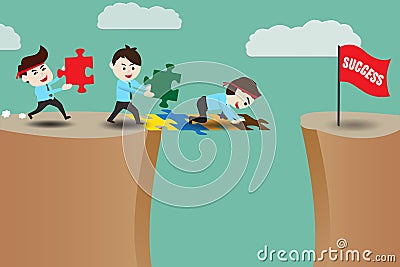 Teamwork Vector Illustration