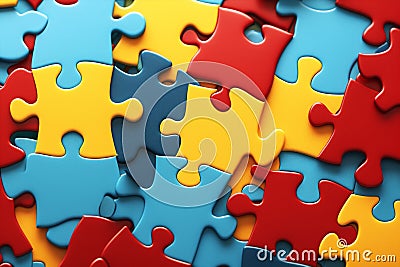 Teamwork game solution problem success connect challenge puzzle concept missing piece business jigsaw Stock Photo