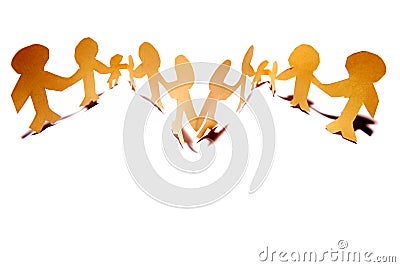 Teamwork graphic Stock Photo