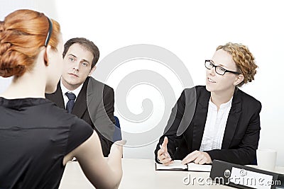 Teamwork in the office Stock Photo