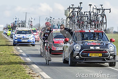 Teamwork - Paris-Nice 2016 Editorial Stock Photo