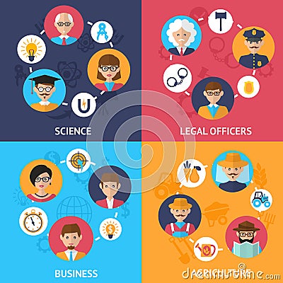 Teamwork people group Vector Illustration