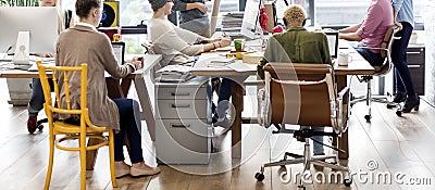 Teamwork Together Professional Occupation Concept Stock Photo