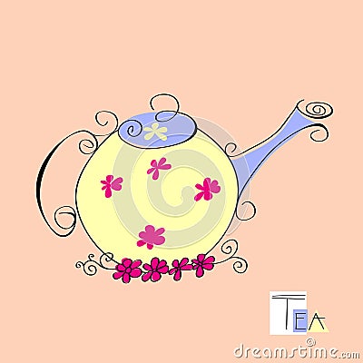 Teapot Vector Illustration