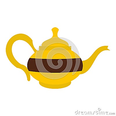 Teapot icon isolated Vector Illustration