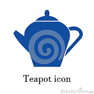 The teapot icon. Tea symbol. Vector Illustration