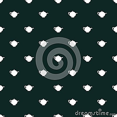 Teapot pattern. Vector illustration Vector Illustration