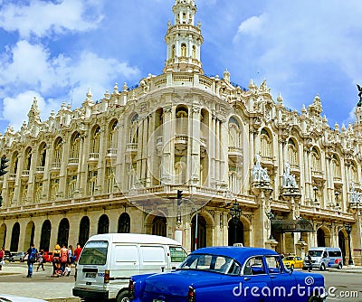 The teater of La Habana, Cuba Editorial Stock Photo